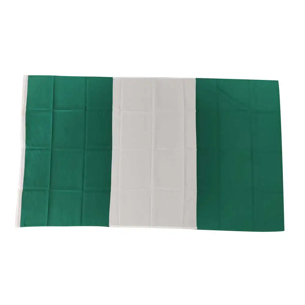 Nigeria Vlag Toonaangevende Professionele Fabrikant Grote Zeefdruk Machine Alle Nationale Vlaggen