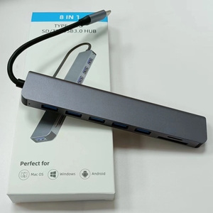 Nhà Sản Xuất <span class=keywords><strong>C</strong></span>ủa Bán Hàng Trự<span class=keywords><strong>c</strong></span> Tiếp Hợp Kim Nhôm Nhà Ở Với Đầu Đọ<span class=keywords><strong>c</strong></span> Thẻ Loại <span class=keywords><strong>C</strong></span> Để SD/TF USB 3.0 Hub Docking Station - Product Image 1