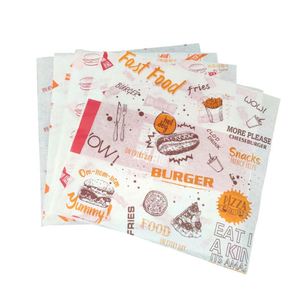 Custom Deli Sandwich Wrapping <b>Paper</b> Fast Food Grade Hamburger Wrap <b>Wax</b> Packaging Supplier - Product Image 1