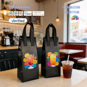 Borsa Termica Riutilizzabile Huahao in Tessuto Non Tessuto con Foglio di Alluminio per Isolamento di Prodotti da Forno e Consegna Torte - Product Image 1