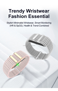 Nouvelle montre connectée style 2026 S01 – Bracelet sans écran portable pour la santé (fréquence cardiaque, SpO2, suivi du sommeil, comptage des pas) – Bracelet intelligent multisports - Product Image 2