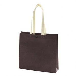 Bolsas de Compra Ecológicas de Tela No Tejida, 7 Colores (Rosa/Azul/Gris/Rosa/Amarillo/Marrón), Logotipo Personalizado - Gruesas y Reutilizables - Product Image 5