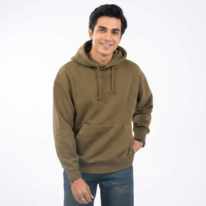Nueva Llegada, Sudadera con Capucha Lisa para Hombre, Ropa Casual, 100% Algodón, para Ropa Urbana y Gimnasio, Servicio OEM con MOQ Bajo - Product Image 1