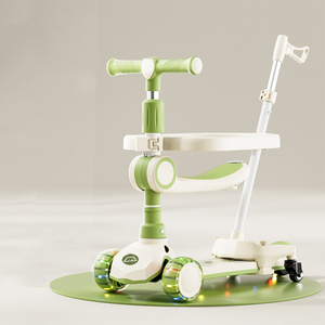 Trottinettes multifonctions 6 en 1 pour enfants avec guidon réglable et siège amovible, pour garçons et filles, pour l'extérieur - Product Image 3
