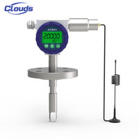Densimètre industriel IoT à fourche vibrante Clouds, antidéflagrant, en acier inoxydable, haute précision, 4G NB-IoT LoRa, mesure de densité en temps réel
