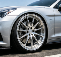 Nouvelles jantes forgées haute performance en 2 pièces, alliage 6061-T6, design concave personnalisé, lèvre polie profonde, 5x112 5x114.3 5x120, luxe