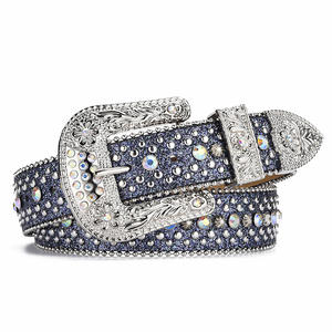 انخفاض الشحن دعم الاكريليك حجر الراين المرصع نمط رعاة البقر Y2K مع مشبك سبيكة - Product Image 2