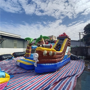 Gonflable Bateau Pirate Gonflable Videur et Combo Toboggan <span class=keywords><strong>Île</strong></span> Pirate Gonflable Combo - Product Image 3