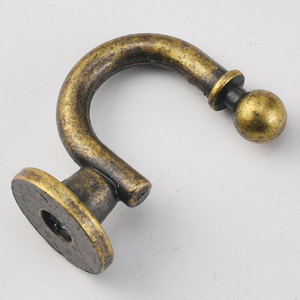 <b>Wall</b> <b>Hook</b> Single Hole Antique Bronze Cast Iron Round Shape For Clothes Behind Doors On <b>Walls</b> - Product Image 3
