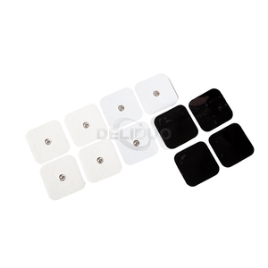 Bouton personnalisé Tens <span class=keywords><strong>Snap</strong></span> <span class=keywords><strong>Compex</strong></span> Adhésif Tens Unit Électrodes de stimulateur musculaire en silicone Coussinets d'électrodes Tens - Product Image 1