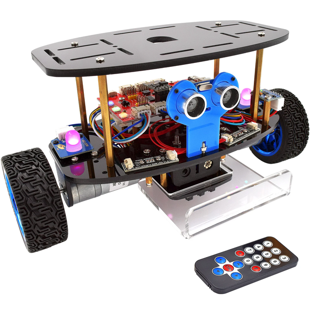 Self-Balancing Robot Car Kit(Compatible with Arduinos DIE), STEM Projects Kit, Robotics & Engineering Kit, Programming Set