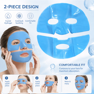 Maschera in Cristallo da 30g con Design Divisibile, Adatta per Tutto il Viso, Idratazione Profonda, Maschera al Collagene - Product Image 5