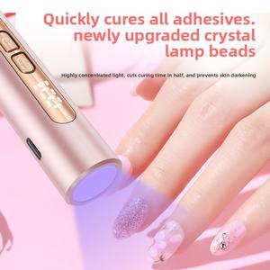 Nine-Speed Pen-Shaped ABS <strong>Nail</strong> <strong>Polishing</strong> Machine High-Speed 18000 RPM Multifunctional Curing Lamp Two-in-One Electric <strong>Nail</strong> MJ-02 - Product Image 2