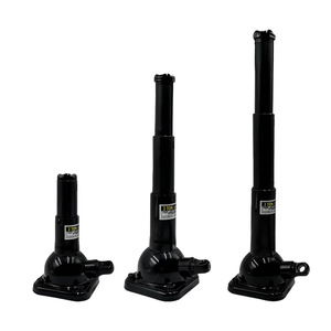 Cric manuel en spirale 2T, hauteur minimale 185 mm, hauteur maximale 385 mm, construction en acier, pour réparation automobile et support d'objets lourds - Product Image 2