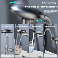 Robinet de salle de bain SUS universel de style moderne Robinet de lavabo transfrontalier de type Spaceman chaud et froid pour lavabo et toilette