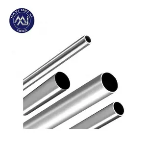 ASTM 201 50mm 304 Seamless Stainless Steel Pipe Tubos de aço inoxidável sanitários escovados