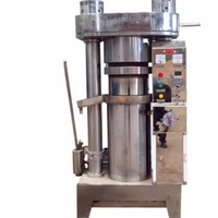 Presse hydraulique automatique en acier inoxydable Luoyu pour usage domestique, 380V, capacité 150kg/h, pressage à froid et à chaud pour huile d'olive et huile de sésame, garantie 1 an