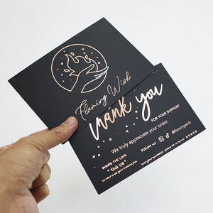4x6 lá Vàng tem cao cấp Cảm ơn bạn ghi chú với phong bì thiết lập với phong bì nặng tùy chỉnh Cảm ơn bạn thẻ - Product Image 2