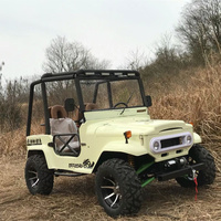 Nouveau style 2026, voiture tout-terrain Jeep, design noir, 4 roues motrices, taille réelle, chariot Jeep Club, buggy des dunes, kart Jeep à vendre
