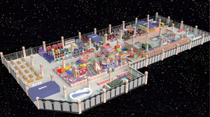 Parque de juegos para bebés, parque infantil <span class=keywords><strong>interior</strong></span> de <span class=keywords><strong>segunda</strong></span> <span class=keywords><strong>mano</strong></span>, juego suave, parque infantil <span class=keywords><strong>interior</strong></span> pequeño - Product Image 3