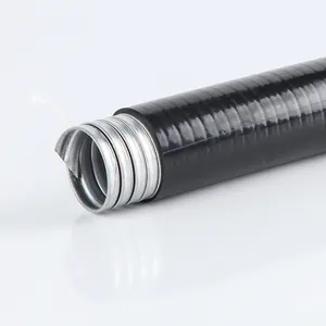 liquid tight PVC Coated Flexible Metal Conduit For Cable Protection