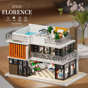 Masterpieces M23014 Vue de Rue Villa Moderne Créative Décoration de Bureau Blocs de Construction Jouet de Construction 2045 Pièces Cadeau DIY pour Enfants - Product Image 2