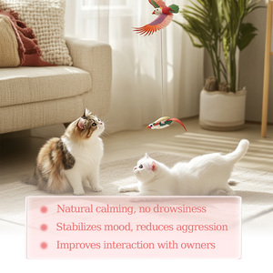 Spray apaisant aux phéromones pour chats aux huiles essentielles végétales, L-Tryptophane et extrait de racine de <span class=keywords><strong>valériane</strong></span>, absorption rapide et sûre pour réduire l'anxiété des animaux de compagnie - Product Image 3
