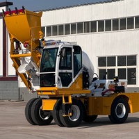 Bétonnière autochargeante de 3,8 m³ - Camion mélangeur diesel portable avec commande à une seule personne et prix d'usine compétitif