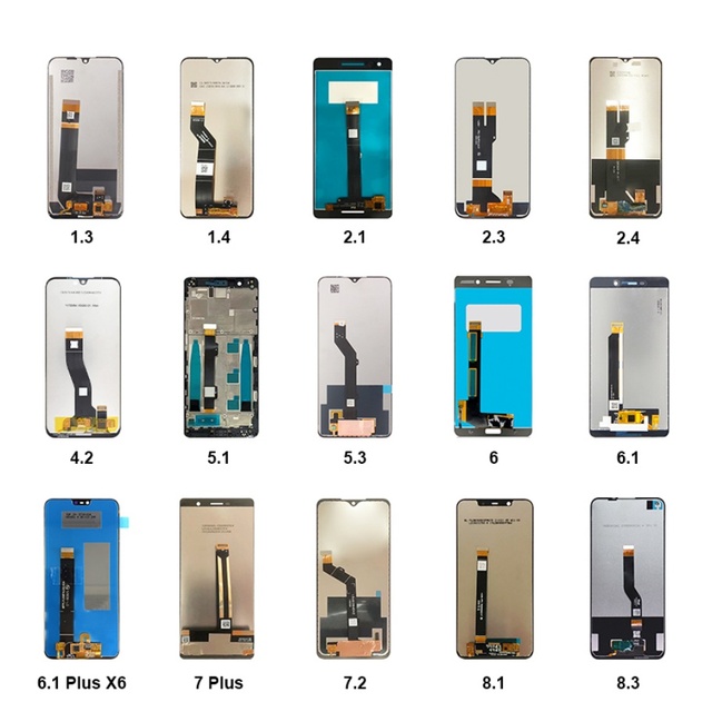 LCD Pantalla Replacement Display Touch Screen Digitizer Assembly for Nokia 1.4 2.2 2.3 2.4 3.4 5 5.4 5.3 6 6.1 Plus X6 7.2 8