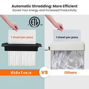 Electric <b>Paper</b> <b>Shredder</b> A4 Mini Strip Cut Office Home Use 604H - Product Image 4