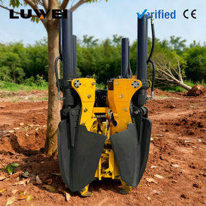 Attachement de bêche d'arbre de rendement élevé pour la machine hydraulique de repiquage d'arbre de tracteur de boeuf de dérapage d'excavatrice - Product Image 1