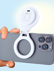 Lumière magnétique pour selfie compatible avec <span class=keywords><strong>iPhone</strong></span>, anneau lumineux LED pour selfies/photographie/vidéo - Product Image 2