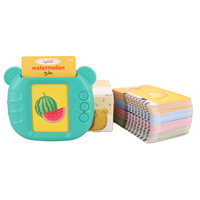 Machine à cartes flash parlantes pour enfants, jouet d'apprentissage des langues, aide à la parole rechargeable, cadeau éducatif amusant