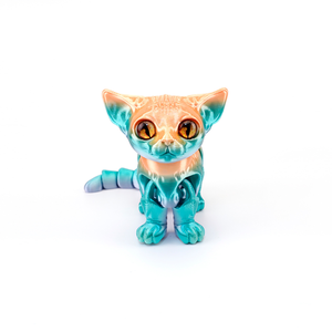Figuras de Gato Siamés Impresas en 3D, Lindas Figuras de Vidrio, Nuevo Modelo Animal, Juguetes de Simulación Hechos de Plástico con Personajes de Frozen - Product Image 6