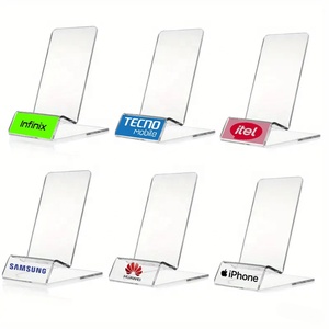 Supporto Espositore Ecologico Personalizzato in Acrilico Trasparente per Cellulare - Product Image 5