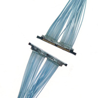 Vente directe usine – Câble LVDS DF56 à pas de 0,5 mm, 30, 40, 50 broches, longueur 200 mm, à pinout droit pour écran d'ordinateur portable