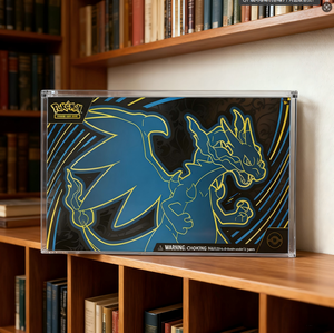 Estuche Acrílico Resistente a los Rayos UV para Pokémon TCG <span class=keywords><strong>Mega</strong></span> Phantom Charizard X Ex Ultra-Premium Collection con Charizard <span class=keywords><strong>Mega</strong></span> UPC Magnético - Product Image 1