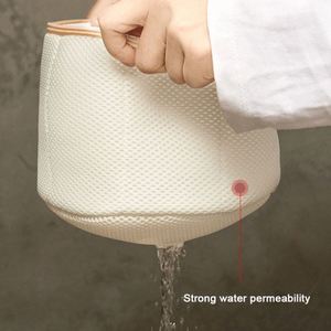 Custom Printing Antibacterial Reusable Washable Polyester Small Mesh <b>Laundry</b> Bag for Bra Sock Clothes With Zipper - Product Image 5