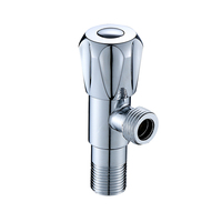 Robinet d'angle moderne en acier inoxydable épaissi Blue Sea, débit de 0,5 à 1,5 L/min, installation facile pour chauffe-eau d'hôtel et salle de bain