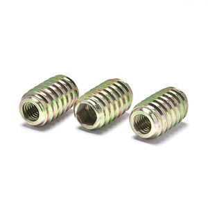 Thép Carbon Mạ Kẽm M6 M8 M10 <span class=keywords><strong>Threaded</strong></span> Ống Lót D Chèn Nut Cho Giường Gỗ Đồ Nội Thất - Product Image 5