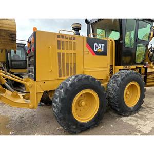 Motoniveladora de Segunda Mano CAT 140H 140K 160M 160H 12H, Motoniveladora de Ruedas Caterpillar Usada, Maquinaria Hidráulica Original - Product Image 2