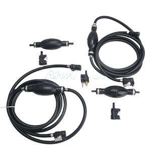 יד משאבת דלק קו גומי אלומיניום יד פריימר נורת דיזל העברת דלק משאבת יד הרכבה id6mm id8mm - Product Image 1