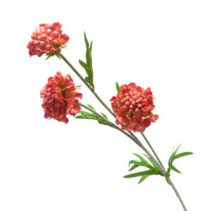 Fleurs artificielles en soie Secret Garden, 3 têtes, couleur ambre, style Monet, décoration de table de mariage - Product Image 1