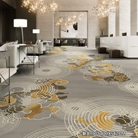 Het nieuwe design van de hotelalonkamer: luxe Scandinavische Wilton Fleurs tapijten en vloerkleden, moderne tapijten voor cabarets.