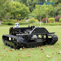 Tondeuse à gazon robotisée automatique, moteur diesel 4 temps 224cc, qualité industrielle, 48V 27PS, hauteur de coupe maximale 800mm, certifiée CE