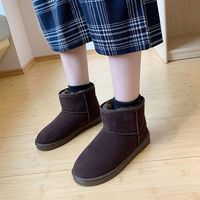 2025 dames hiver neige bottes épais chaud plat bottines pour femmes mode surdimensionné court femme bottes