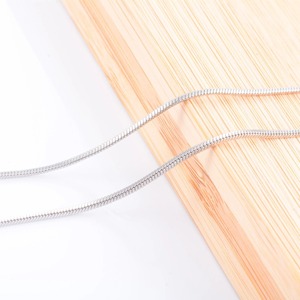 Accesorios de Joyería Impermeables para Mujeres y Hombres, Collar Largo de Cadena de Serpiente Cuadrada de Acero Inoxidable, Gargantilla, Regalo DIY - Product Image 3