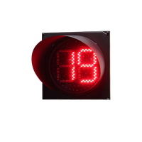 Timer Hitung Mundur Lampu Lalu Lintas LED Layar PC 2-Digit 300mm