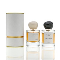 Vente en gros de flacons de parfum ronds en verre vides de 30 ml, 50 ml et 100 ml avec un nouveau design de bouchon