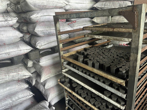 Factory Price <b>Coconut</b> <b>Shell</b> BBQ Charcoal Briquettes High Heat Output Smokeless Charcoal Vietnam for BBQ Grill Low Ash Smokeless - Product Image 3